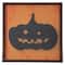15.75" Black Jack O Lantern Silhouette Halloween Wall Hanging